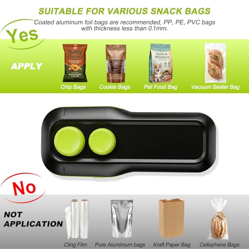 Votozi Mini Bag Sealer & Cutter - Rechargeable Portable Food Sealer