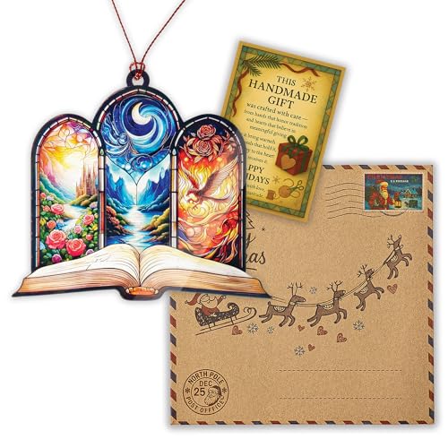 Book Lover Acrylic Ornament Literary Home Decor Gift