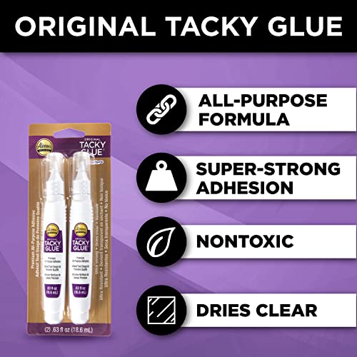 Aleene's Original Tacky Glue Pen 2-Pack - Precision Craft Adhesive