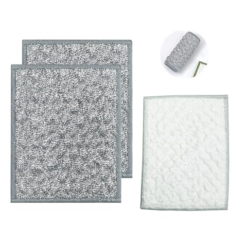 Scratch-Free Metal Wire Dishwashing Cloths - 2 Pack for Kitchen Cleaning