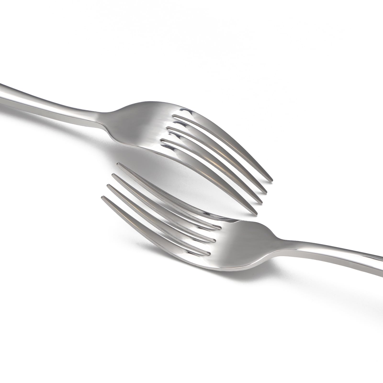 8-Piece Salad Forks Set, Food Grade Stainless Steel Silverware Dinner Fork, Flatware Forks Use for Home, Kitchen, Restaurant, Dishwasher safe - 7 Inches