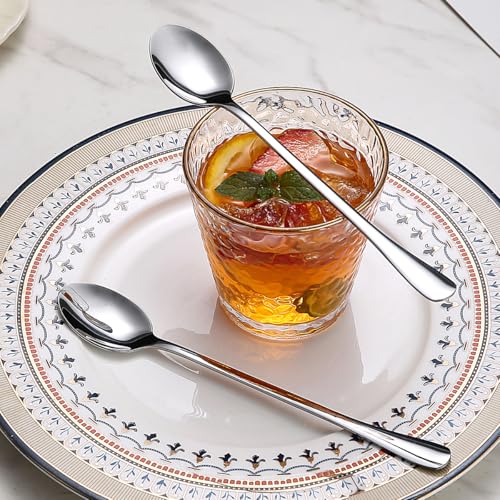 Berglander Long Handle Iced Tea Spoons Set of 12 - Stainless Steel