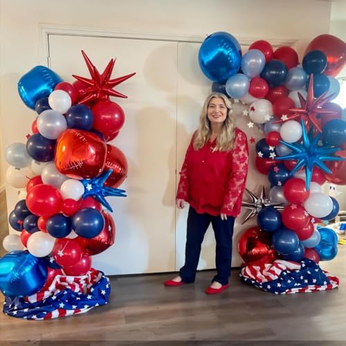 6 Pcs 22 Inch Star Foil Balloons for Birthday & Graduation Decor