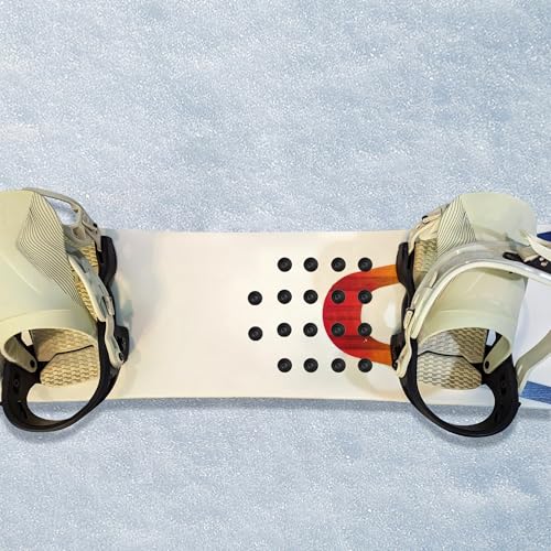 18 Pcs Snowboard Stomp Pad,4 Layers Cone Studs Snowboard Grip Stomp Pads,Anti-Slip Stomp Pad Studs to Provide Extra Grip for Winter Ski Snowboard