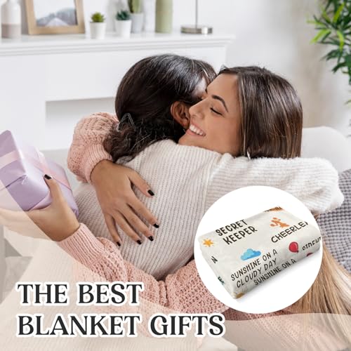 Mom Blanket with Heartwarming Messages - 60" x 50" Fleece Throw