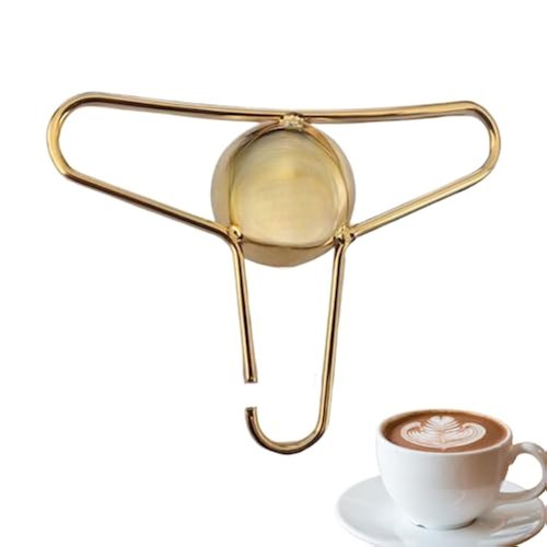 Coffee Alive Plated 24 Karat Gold Blanching Tool: Enhance Your Coffee Flavor with This Simple and Effective Tool