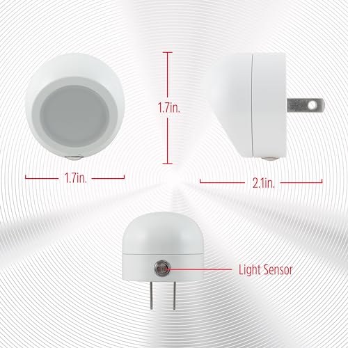 Energizer 2 Pack Rotating Night Light with Dusk to Dawn Sensor