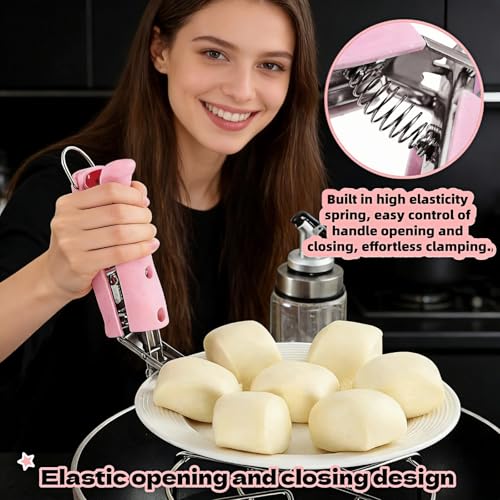 Heat-Resistant Silicone Tongs - 2-Pack Non-Slip Bowl Grippers