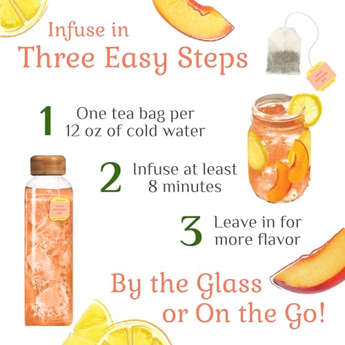 Bigelow Tea Botanicals Cold Water Infusion Variety Pack - Pack of 6, 18 Count Each
