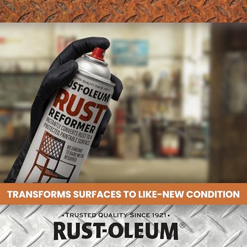Rust-Oleum Stops Rust Reformer Spray, 10.25 oz, Black, 6 Pack