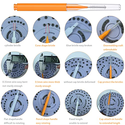 20-Piece Shower Head & Small Nozzle Cleaning Brush and Needle Tool Set