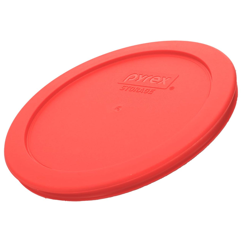 Pyrex 7201-PC 4 Cup Red Food Storage Replacement Lid (2-Pack) - Made in USA