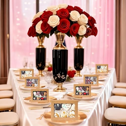 25 Brown Bakery Cookie Boxes with Windows - Gift-Ready, 8x6x2.5 Inches Variation of 25 / Brown