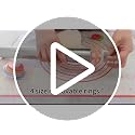 AOAONIU 17-Inch Adjustable Stainless Steel Rolling Pin with Thickness Rings