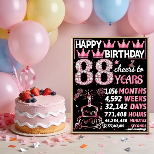 Joycard 88th Jumbo Birthday Card with Envelope & 1938 Theme