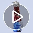 Mini Garden Gnome Glass Ornament for Christmas Tree Handcrafted Holiday Decor