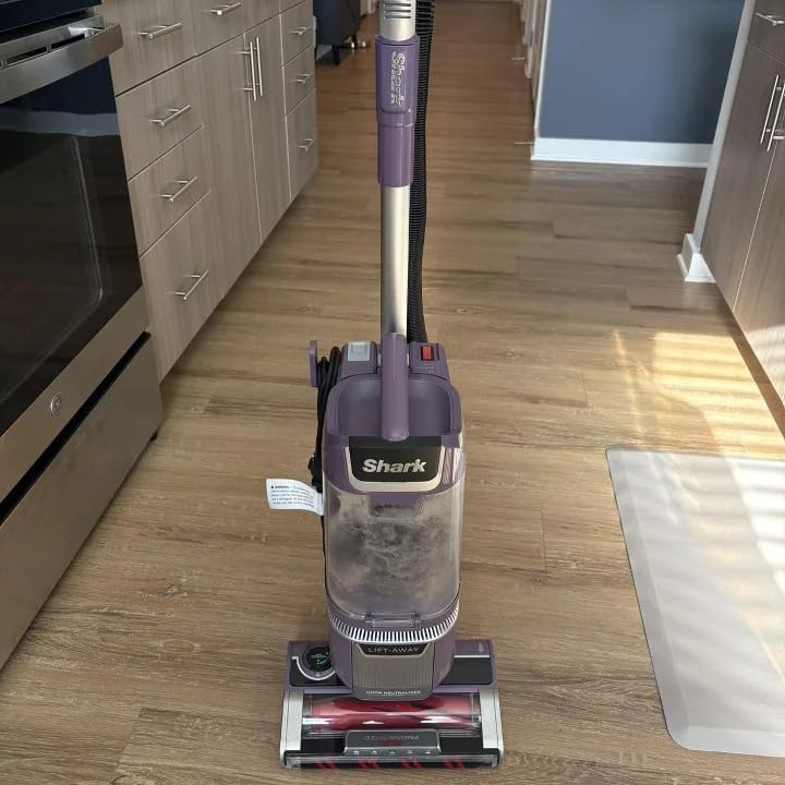 Shark LA701 Rotator Pet Lift-Away Vacuum - DuoClean PowerFins & Odor Neutralizer Technology, Purple (Renewed)