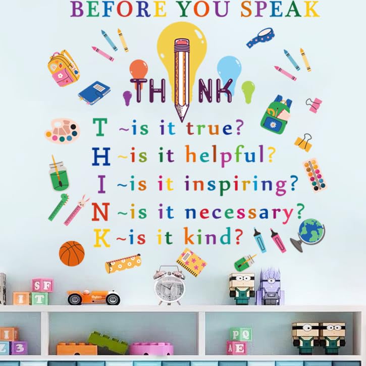 Colorful Inspirational Quotes Wall Decals for Home & Classroom