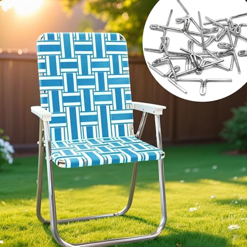 40 Metal Webbing Clips for Chair Frame Repair & Sofa Replacement