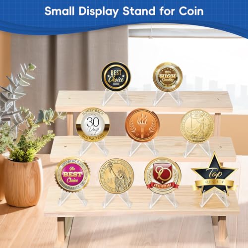 Acrylic Card Display Stands for Sports Cards & Collectibles - 20 Pack