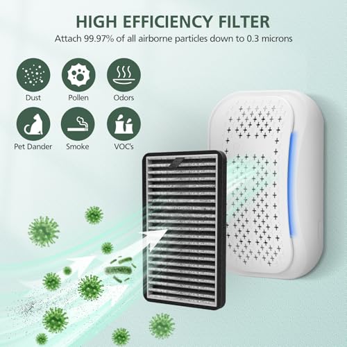 8-Pack DSTx HEPA Filters for Clarifion Air Purifiers - Dust, Smoke & Odor Reduction