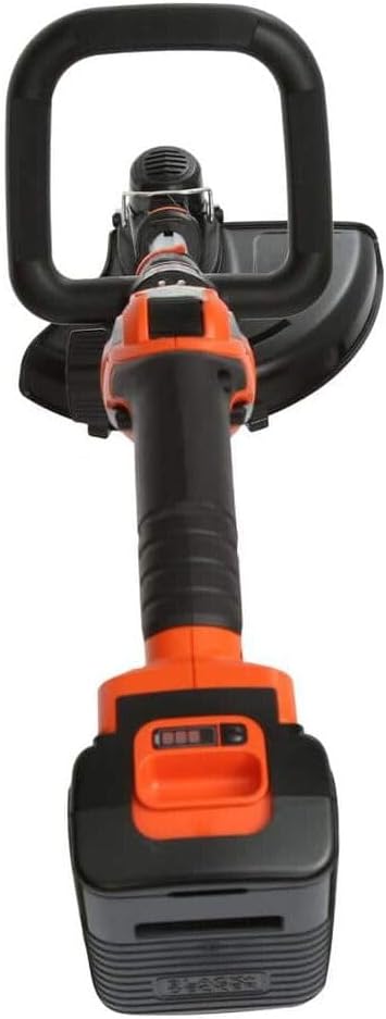BLACK+DECKER 40V MAX Cordless String Trimmer & Edger - Adjustable Telescoping Pole, Includes Battery & Charger