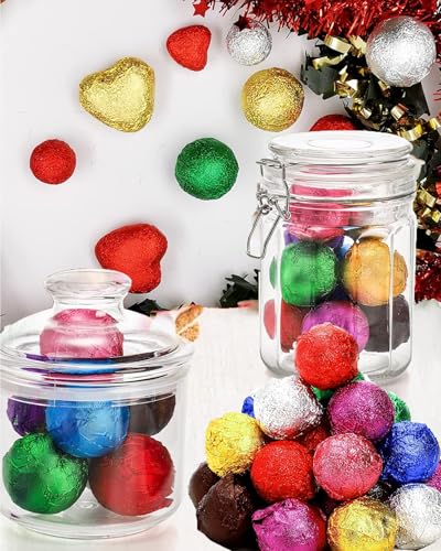 100 Pcs Gold Aluminum Foil Chocolate Wrappers - 4x4in DIY Packaging