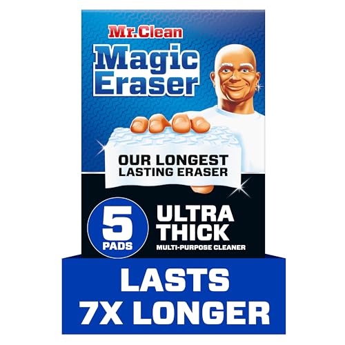 Mr. Clean Magic Eraser Ultra Thick - All Purpose Cleaning Sponge, 5ct