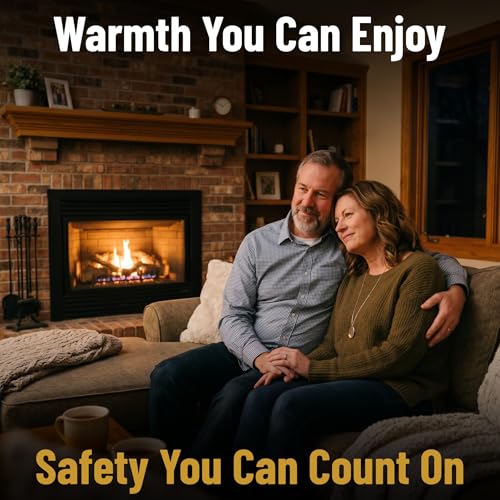 Midwest Hearth Fireplace Damper Clamp for Gas Logs - FHA Approved Steel