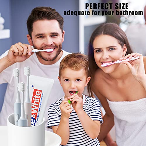 DeTii 10.5oz Bathroom Tumbler Cup - Reusable Unbreakable Toothbrush Holder