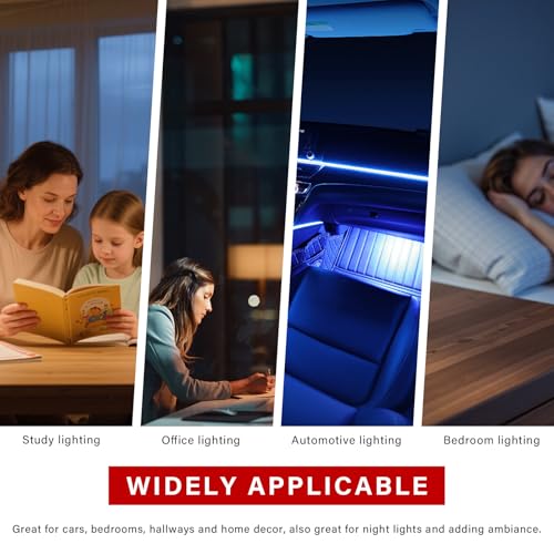 2 PCS Mini USB LED Atmosphere Light - 8 Colors Adjustable Night Lamp