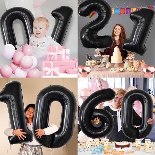 40 Inch Number 5 Foil Helium Balloon for Birthday & Party Decor