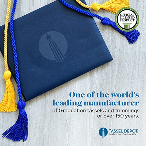 Gold Graduation Honor Cord - 62" with Tassels - Made in USA