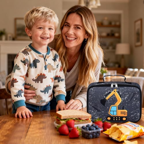 LOIDOU Insulated Lunch Box for Kids - Reusable Thermal Tote Bag