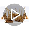 10 Miniature Witch Broomsticks - Halloween Fairy Garden Decor