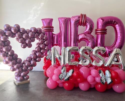 Hot Pink 40-Inch Letter Z Balloon - Foil Decoration for Parties