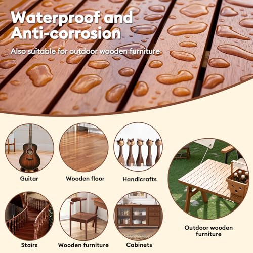 Beeswax Wood Polish for Furniture - Natural Waterproof Restorer