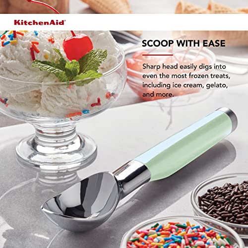 Pistachio KitchenAid Ice Cream Scoop Set of 12 - 8.6 Inch Ergonomic Design
