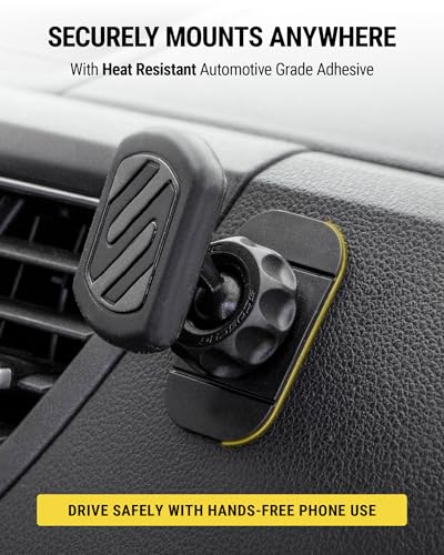 Scosche MagicMount Magnetic Car Phone Mount for Dashboard - Pack of 2