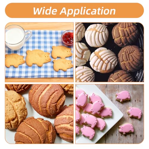 Pig Cookie Cutters Set 6-Piece Stainless Steel Mexican Bread Molds