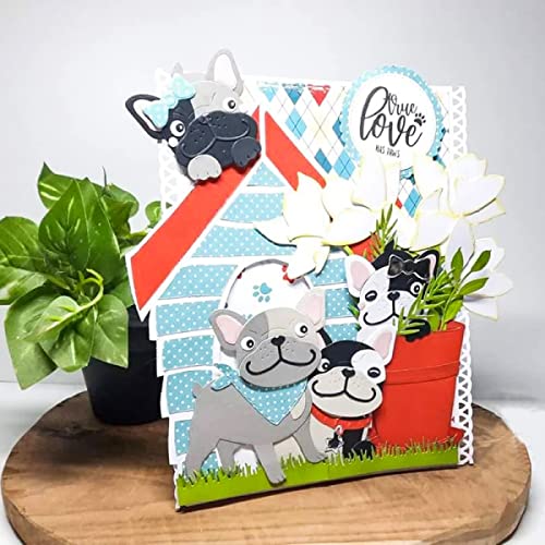 2PCS Animal Paws Alphabet Silicone Stamps for Card Making