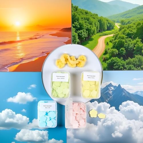 Portable Paper Soap Sheets 400 Count Travel Hand Wash for Camping