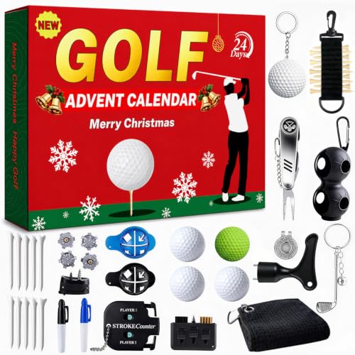 Golf Advent Calendar 2026 - 24 Days of Practical Golf Accessories for Men