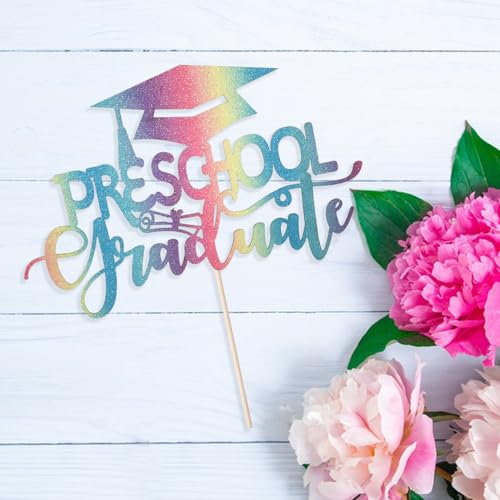 Sleyberoy Preschool Graduation Cake Topper - Class of 2024 Decor