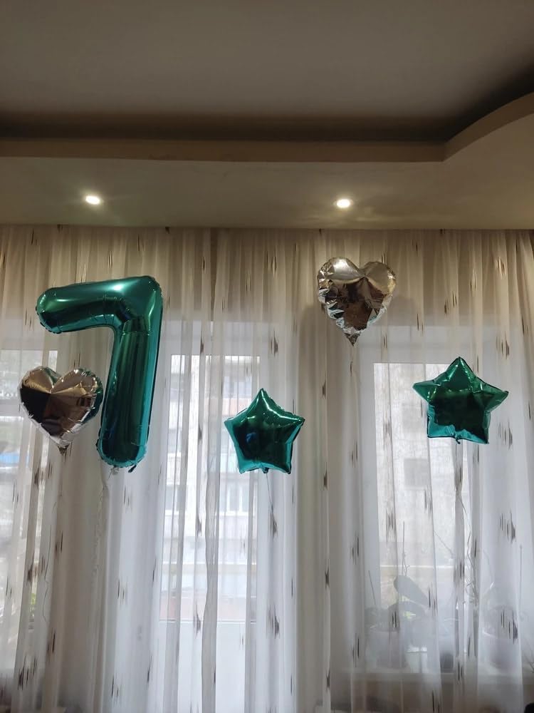 Teal Blue 40-Inch Number 1 Balloon - First Birthday Decorations for Girls & Toddlers