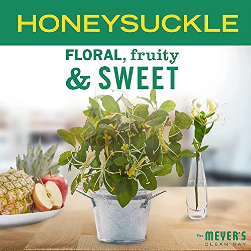 Mrs. Meyer’s Honeysuckle Dish Soap Refill 64oz - Plant-Based, Cruelty-Free