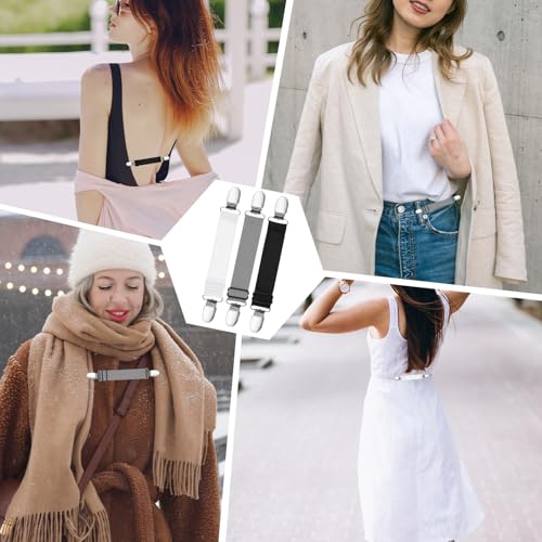 6 PCS Adjustable Waist Tightener Clips for Women - Elastic Cincher