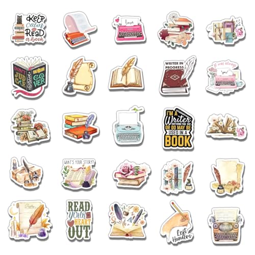 50 Pack Waterproof Vinyl Stickers for Water Bottles & Laptops