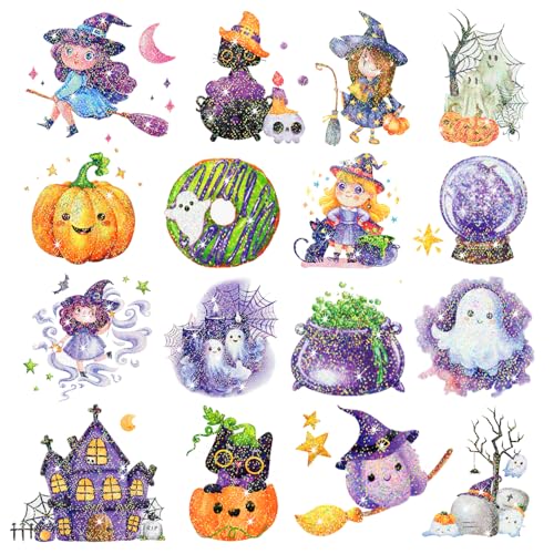 Leesgel Glitter Halloween Temporary Tattoos 15-Piece Party Favors