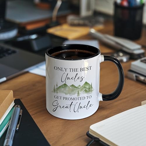 Great Uncle Coffee Mug 11oz - Tea Cup Gifts for Father's Day & Baby Announcement - Variation of Great Uncle
